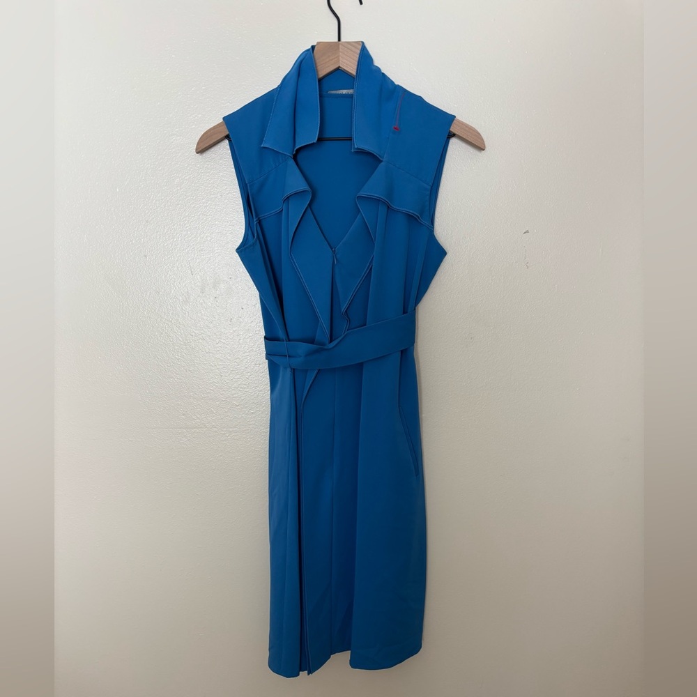 Elite Tahari Blue Dress Size 10